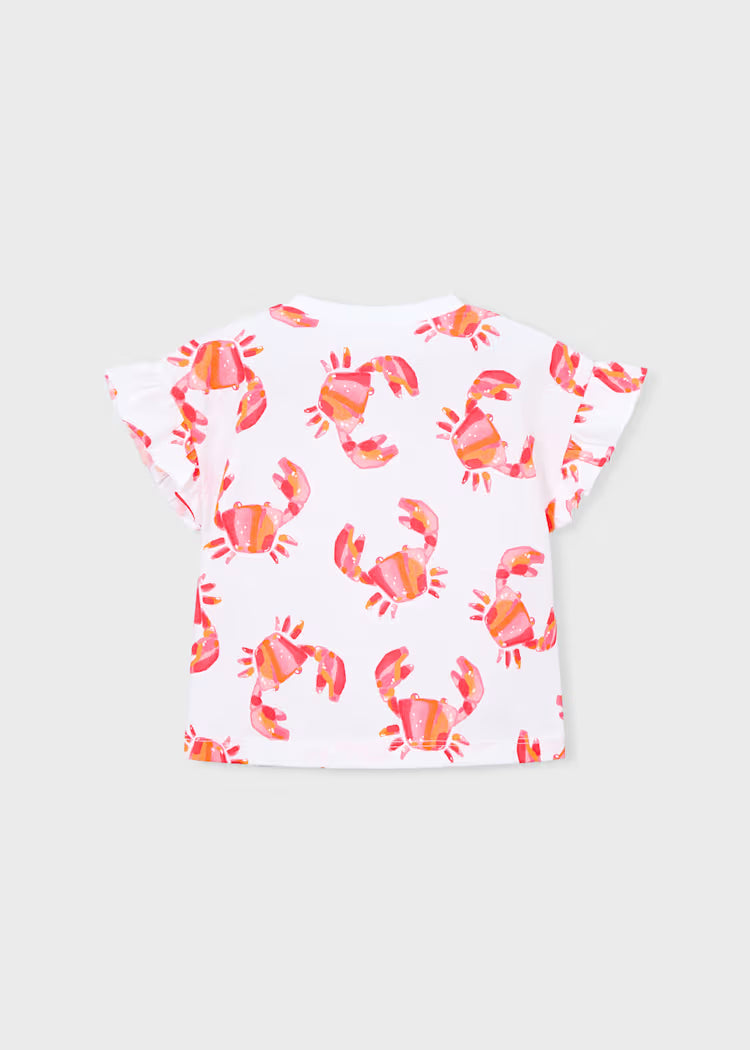 Mayoral Girl Printed T-shirt- Crab