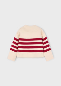 Mayoral Girl Striped Knit Sweater