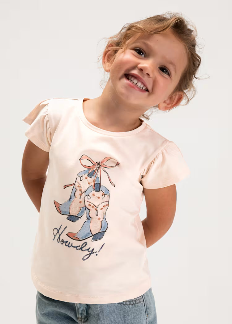 Mayoral Girl T-shirt- Howdy!