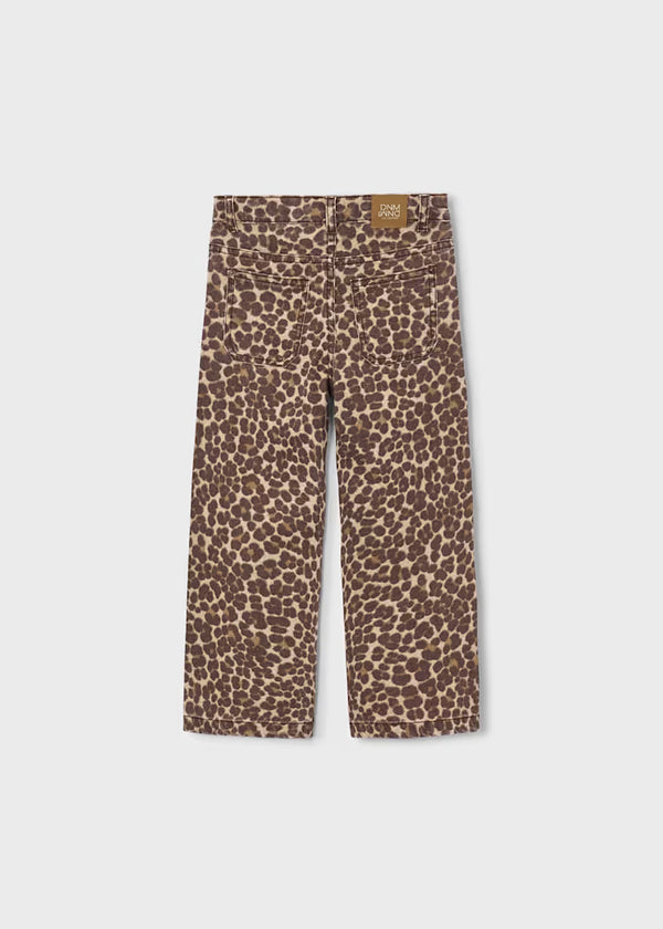 Mayoral Girl Leopard Twill Pants