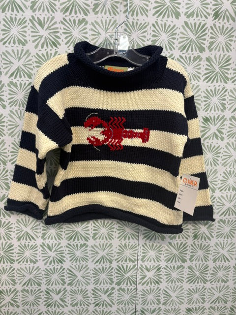 Claver Striped Lobster Sweater