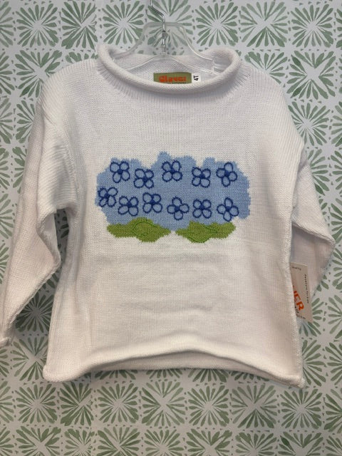 Claver Hydrangea Roll Neck Sweater