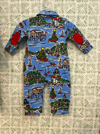 Maddie & Connor Co. Seaside Boys Holiday Romper