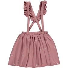 Tiny Victories Pink  Overall Skirt