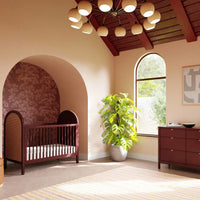 Babyletto Bondi Cane 3-in-1 Convertible Crib with Toddler Bed Conversion Kit