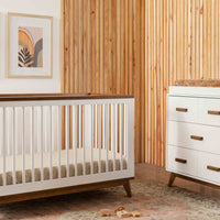 Babyletto Scoot 3-in-1 Convertible Crib with Toddler Bed Conversion Kit