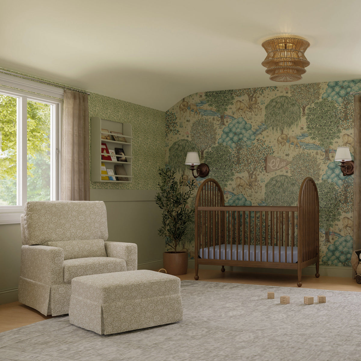 Morris & Co. x Namesake Crawford Gliding Ottoman