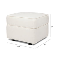Namesake Willa-Alden Gliding Ottoman