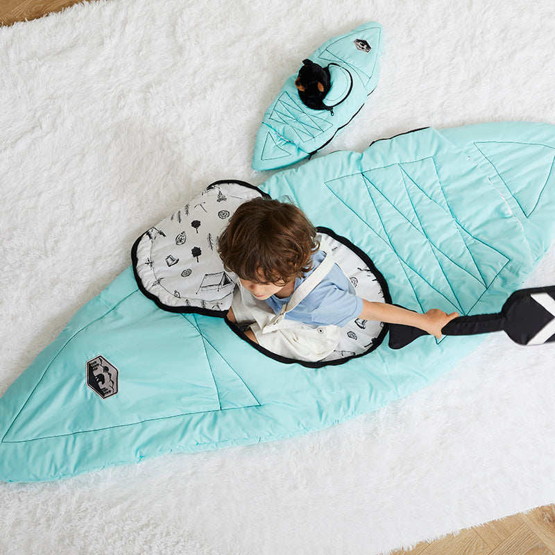 Wonder & Wise Kayak Sleeping Bag with Oar Pillow