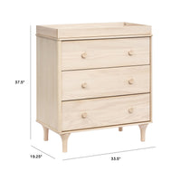 Babyletto Lolly 3-Drawer Changer Dresser with Removable Changing Tray