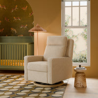 Babyletto Sigi Pro Power Recliner & Swivel Glider with Power Adjustable Headrest and Lumbar Support