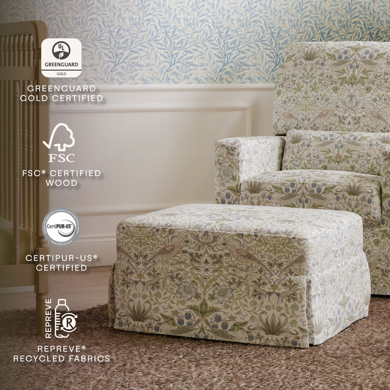 Morris & Co. x Namesake Crawford Gliding Ottoman