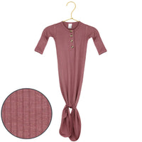Lou Lou and Company Marjorie Ribbed Knotted Gown