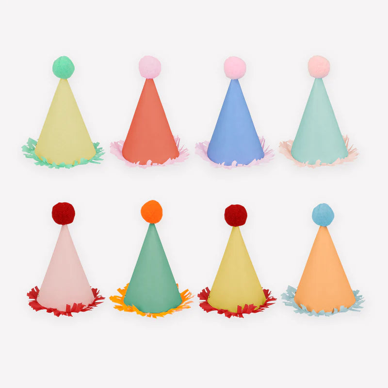 Meri Meri Mini Party Hats (x8)