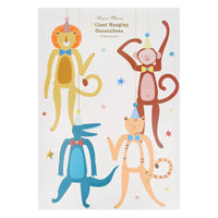 Meri meri Animal Party Hanging Decorations
