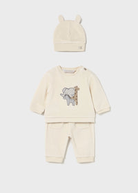 Mayoral Newborn Boy 3-Piece Corduroy Set