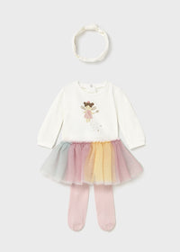 Mayoral Newborn Girl 3-Piece Set II Multicolor