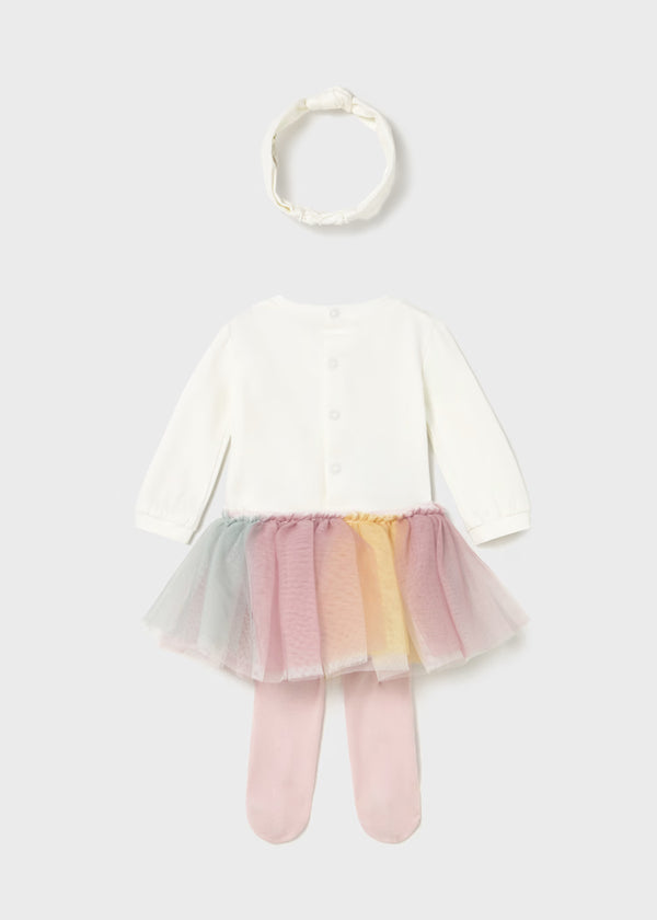 Mayoral Newborn Girl 3-Piece Set II Multicolor