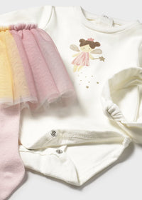 Mayoral Newborn Girl 3-Piece Set II Multicolor