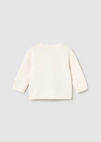 Mayoral Newborn Girl Knit Cardigan II Ceramic