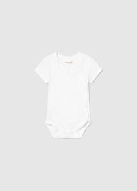 Mayoral Newborn Girl Openwork Bodysuit- White