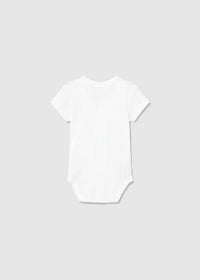 Mayoral Newborn Girl Openwork Bodysuit- White