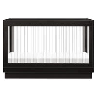Babyletto Harlow Acrylic 3-in-1 Convertible Crib with Toddler Bed Conversion Kit