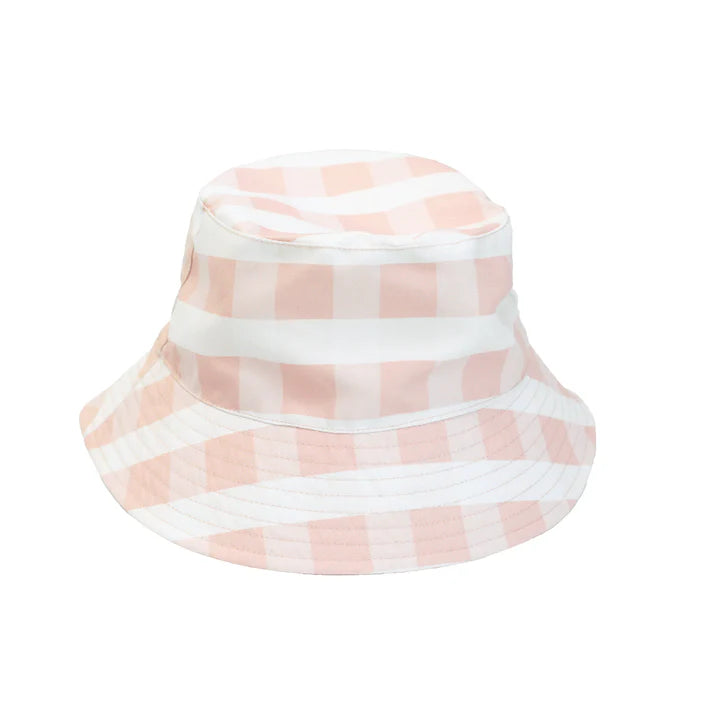 Emerson and Friends Pink Gingham Reversible Bucket Hat