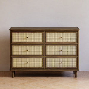 Namesake Marin with Cane 6 Drawer Dresser