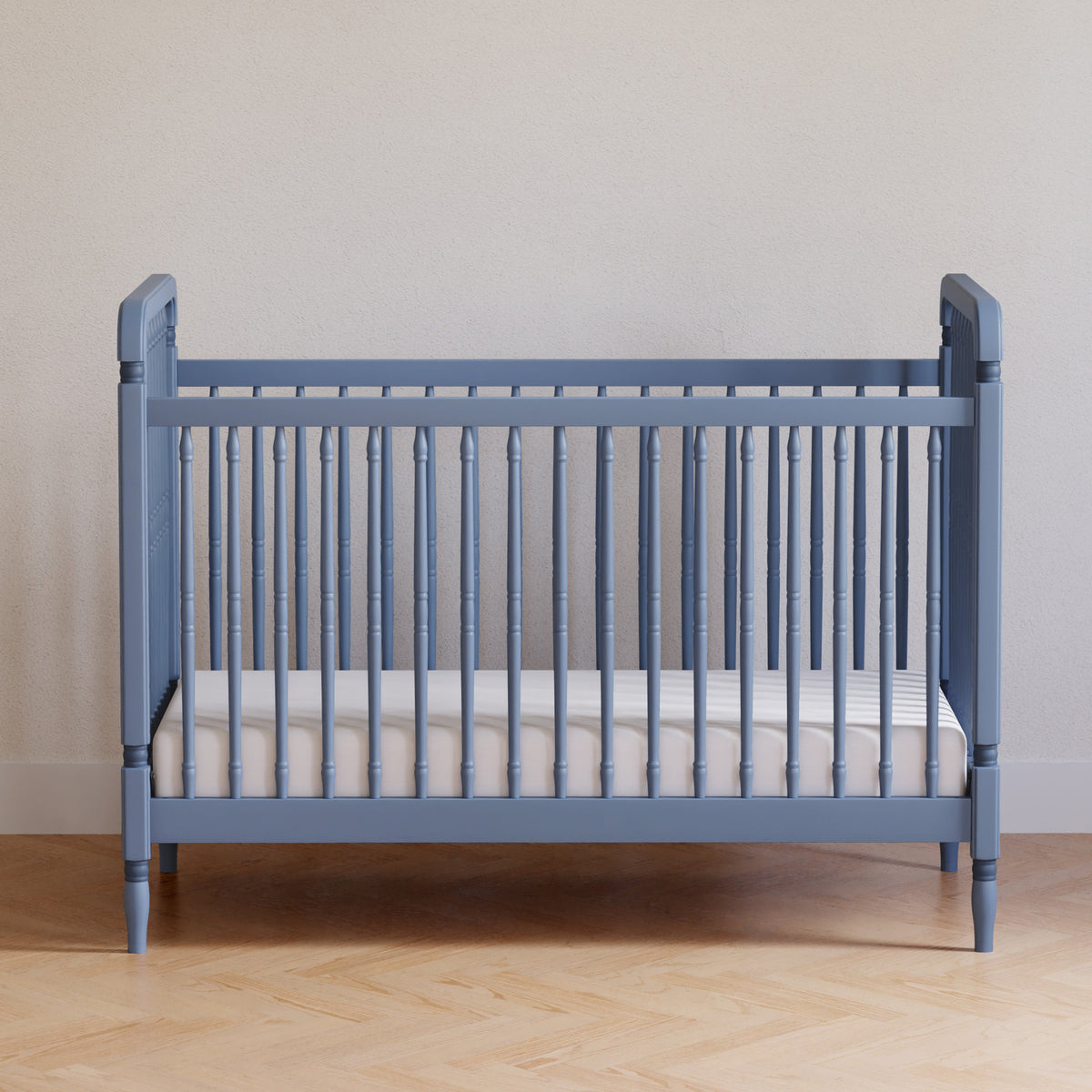 Namesake Liberty 3-in-1 Convertible Spindle Crib with Toddler Bed Conversion Kit