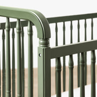 Namesake Liberty 3-in-1 Convertible Spindle Crib with Toddler Bed Conversion Kit