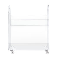 Babyletto Presto Acrylic Bookcase and Cart