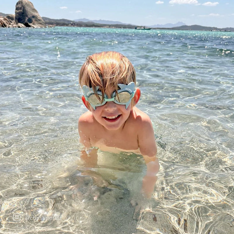 Sunnylife Swimming Goggles - Salty The Shark Blue