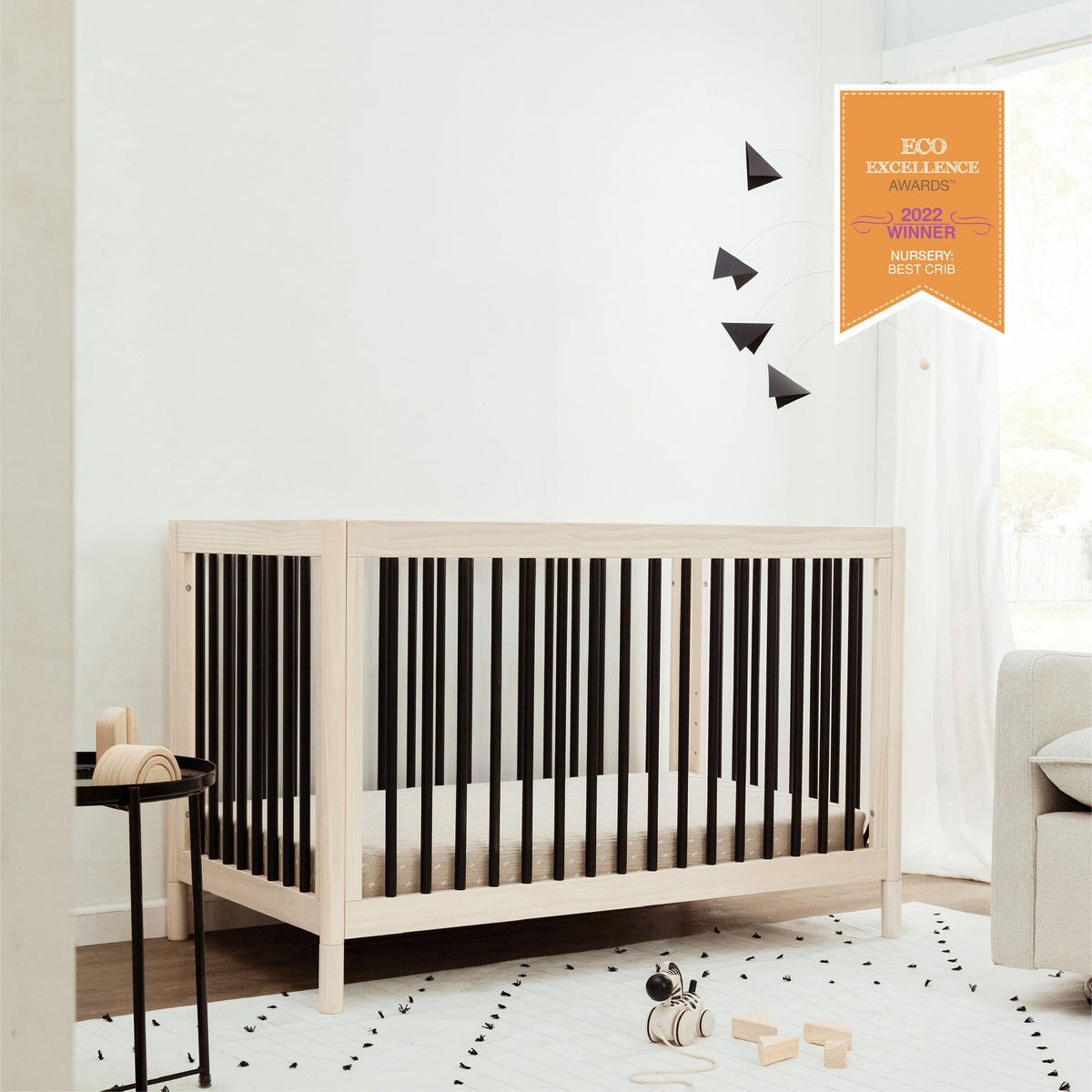 Babyletto Gelato 4-in-1 Convertible Crib with Toddler Bed Conversion Kit