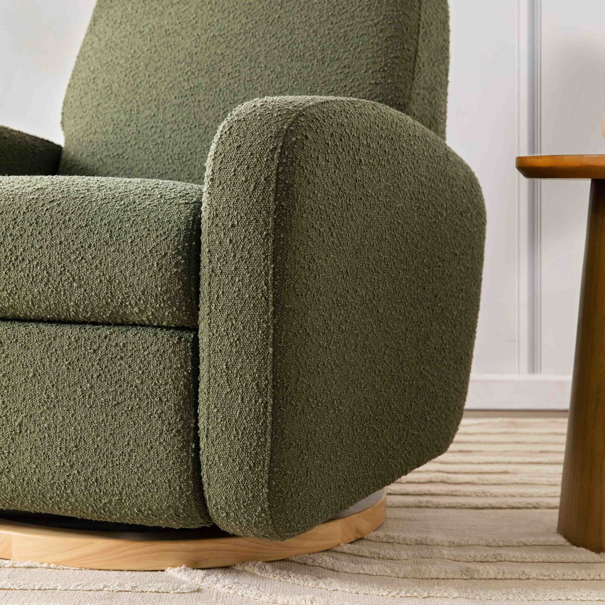 Babyletto Nami Electronic Recliner and Swivel Glider Recliner with USB port