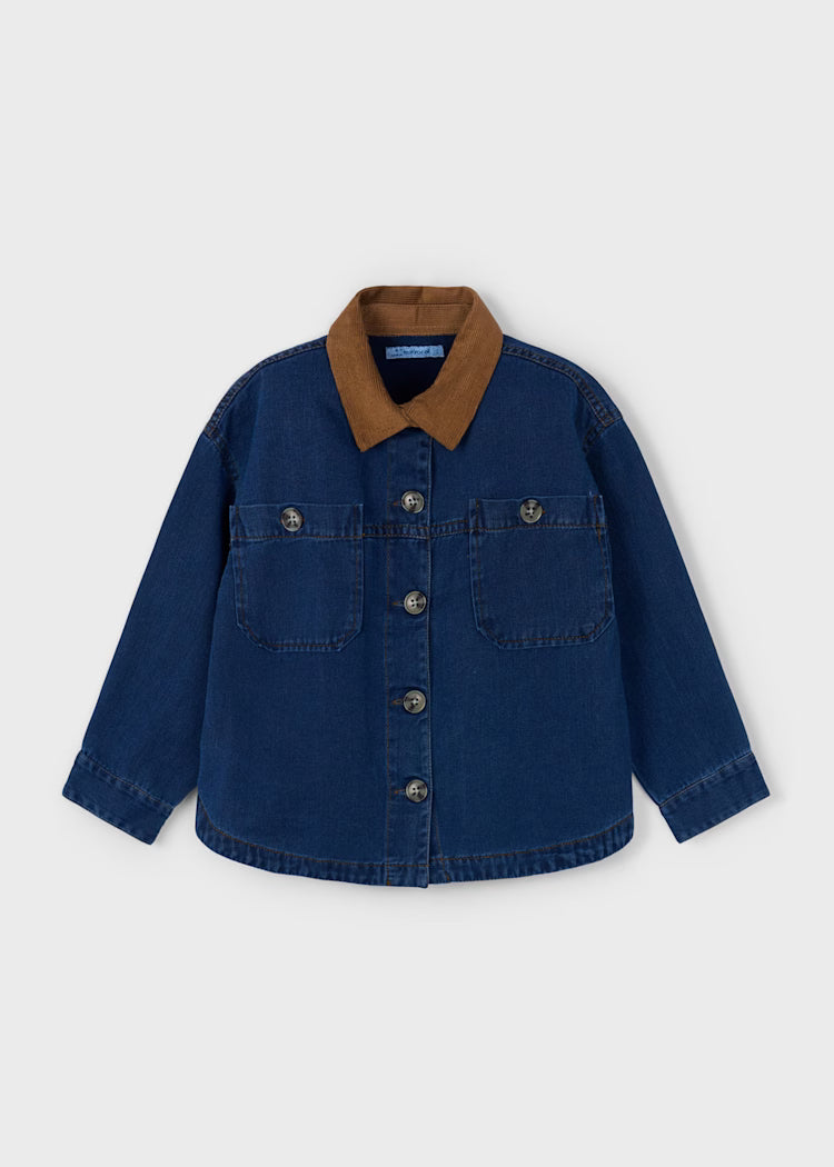 Mayoral Unisex Denim Overshirt II Super Dark Denim