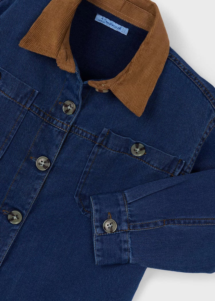 Mayoral Unisex Denim Overshirt II Super Dark Denim