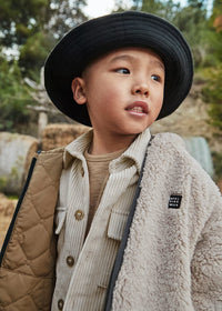 Mayoral Unisex Reversible Sherpa Puffer Jacket