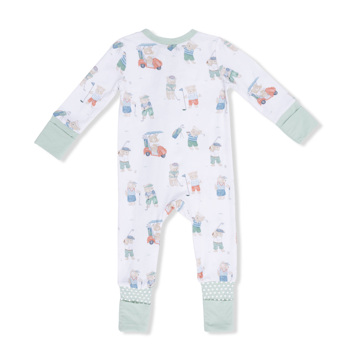 Angel Dear Golfing Teddy Bears - Convertible Romper