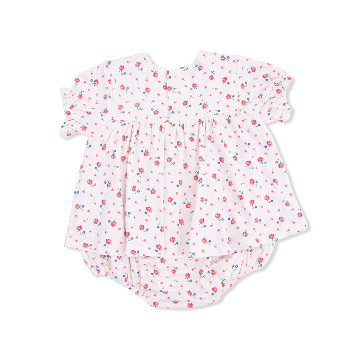 Angel Dear Joli Rosette - Smocked Ruffle Bubble With Skirt