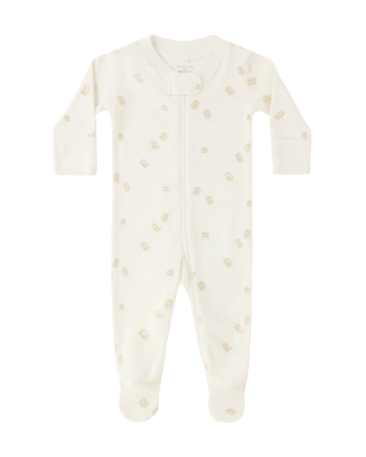 Quincy Mae Zip Long Sleeve Sleeper Footie II Chicks