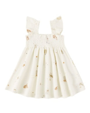 Quincy Mae Smocked Jersey Dress II Carnival