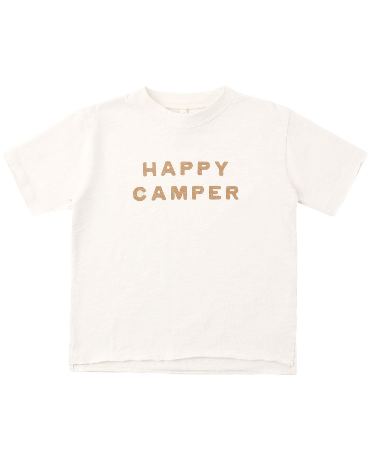 Rylee + Cru Raw Edge Tee- Happy Camper