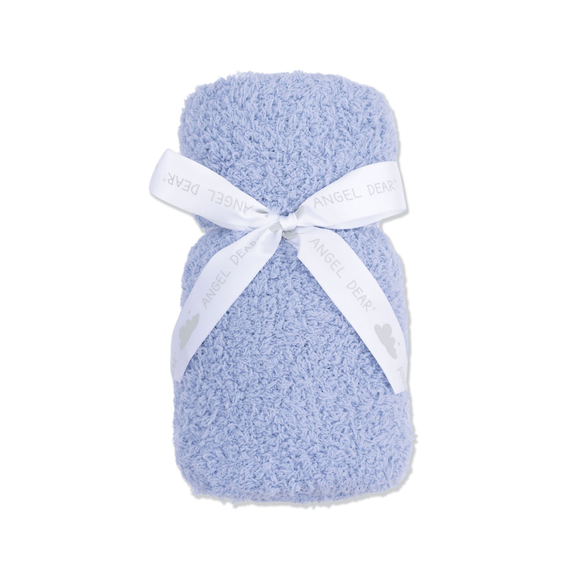 Angel Dear Chenille - Dusty Blue Stroller Blanket