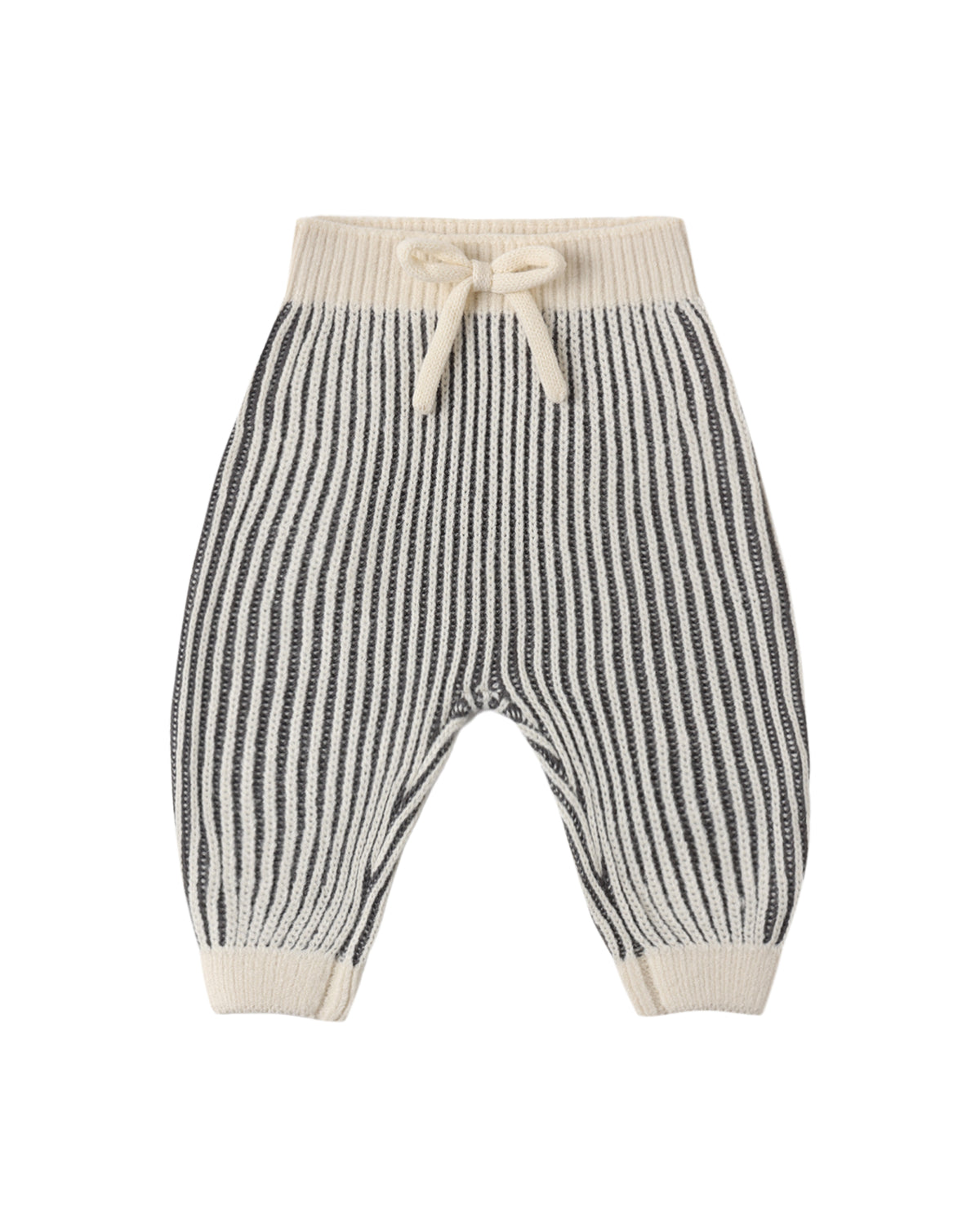Quincy Mae Chunky Knit Pant- Midnight Stripe
