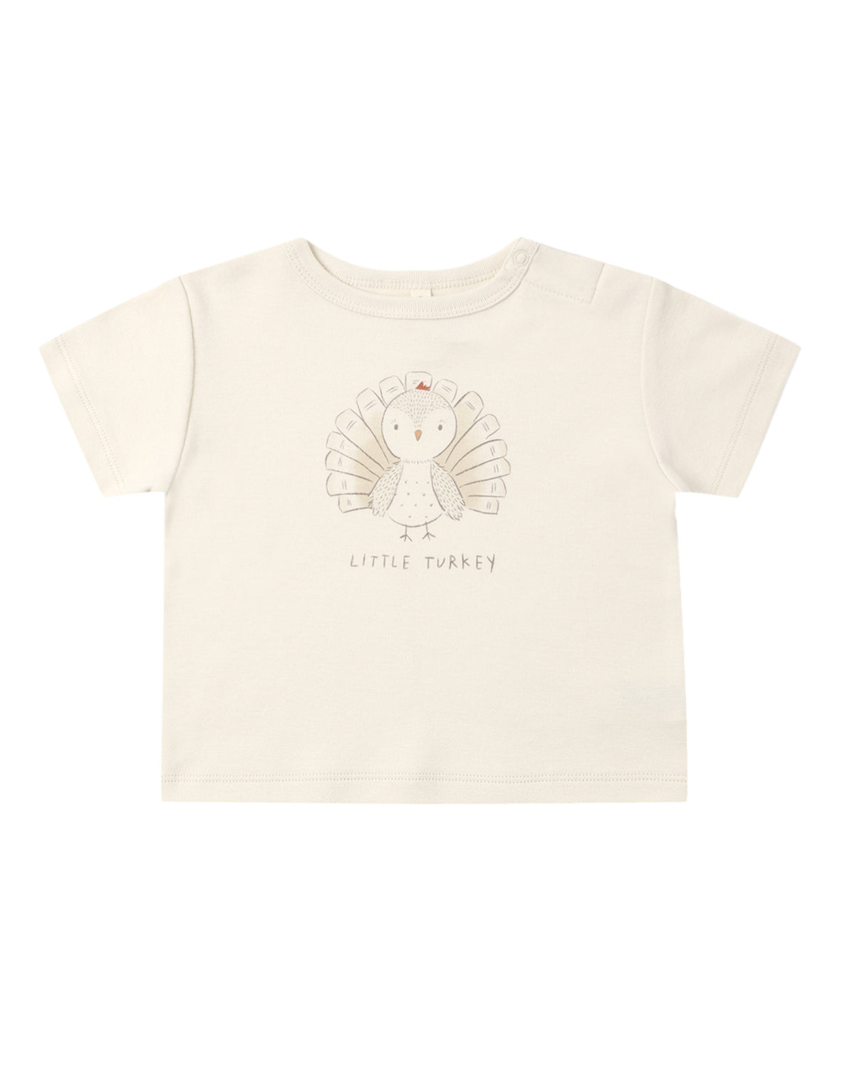 Quincy Mae Boxy Tee- Little Turkey