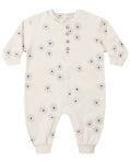 Quincy Mae Relaxed Fleece Jumpsuit Blue Daisy