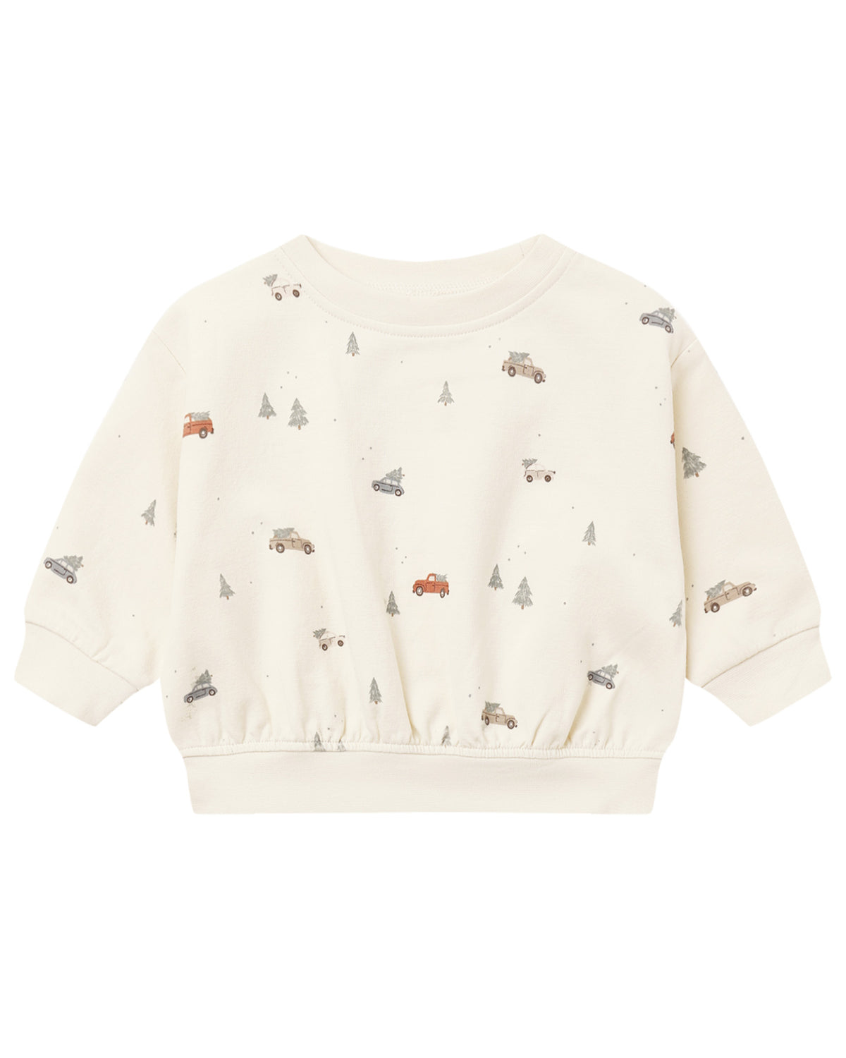 Quincy Mae Relaxed Fleece Sweatshirt- Holiday Drive