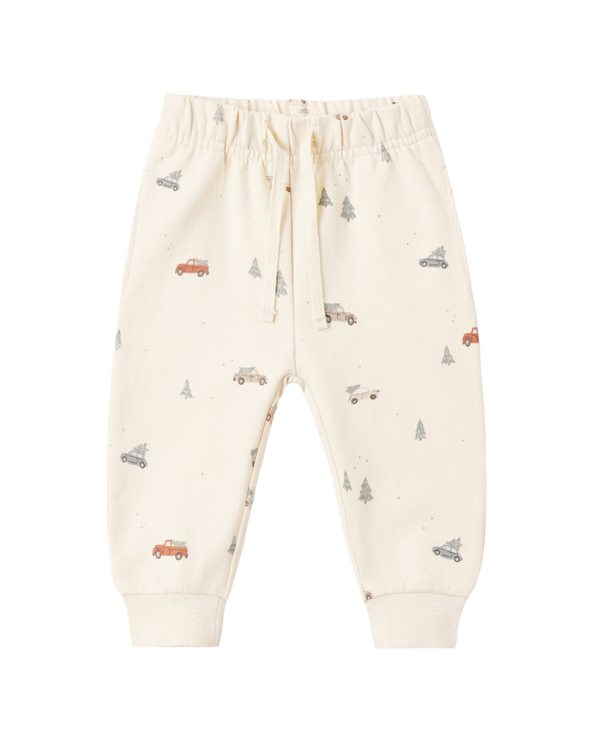 Quincy Mae Relaxed Fleece Sweatpants- Holiday Drive
