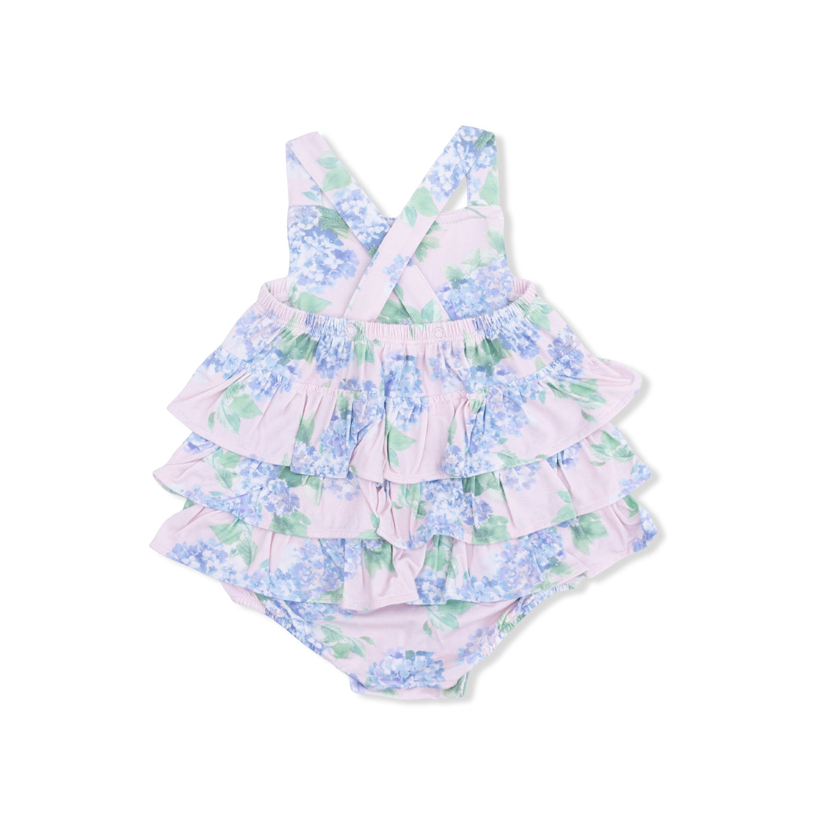 Angel Dear Hydrangeas - Ruffle Sunsuit